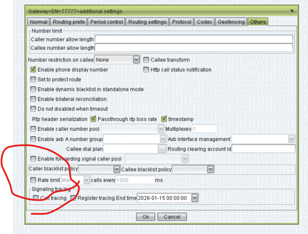 CPS Control in VOS3000, Rate Limit in VOS3000, VOS3000 calls per second control