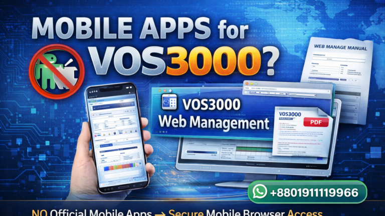 Mobile Apps for VOS3000 – Real Truth, Security Focused Web-Based Mobile Management