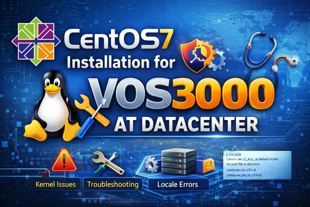 CentOS7 Installation for VOS3000