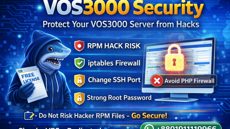 VOS3000 Security