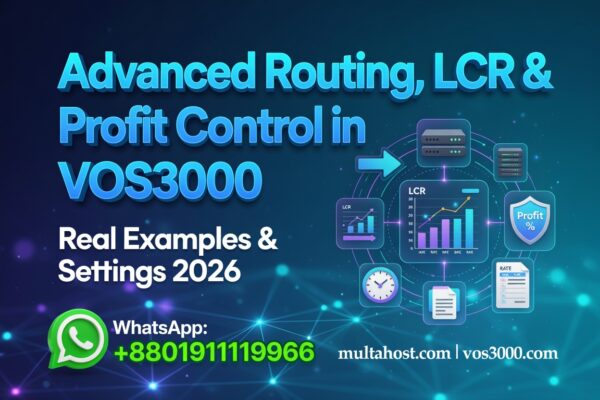 Advanced Routing, LCR & Profit Control in VOS3000 – Real Examples & Settings 2026