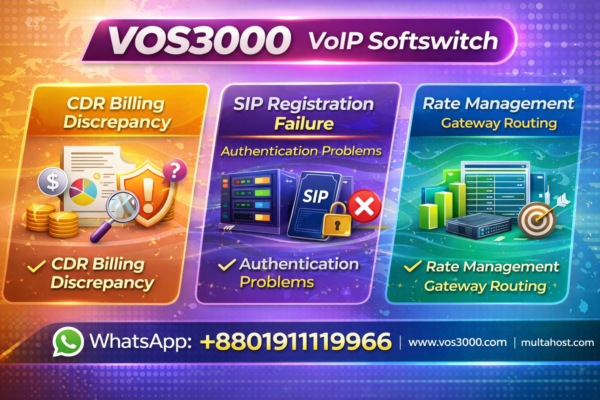 VOS3000 SIP Registration Failure & Authentication Problems – Complete Solutions