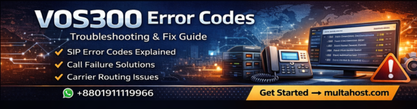 VOS3000 Error Codes: Complete Troubleshooting Easy Reference Guide
