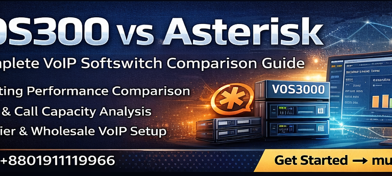 VOS3000 vs Asterisk Comparison: Important Guide for VoIP Providers