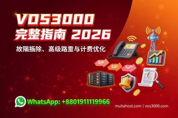 VOS3000 完整指南 2026 Important – 故障排除、高级路由与计费优化