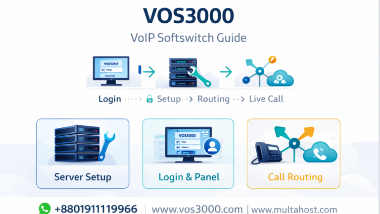VOS3000 Client Access Portal – Web Manager, CDR Portal & GUI Login Important Guide