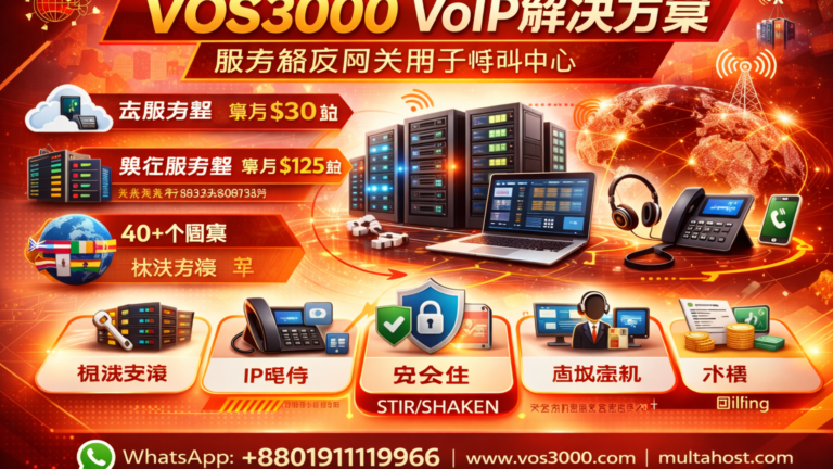 VOS3000安装 服务器安装与租赁完整指南 – 云服务器$30起/独立服务器$125起 – 40+国家可选 Best