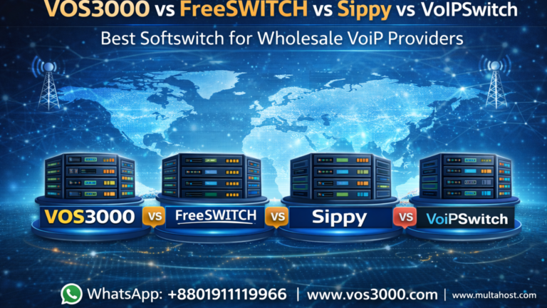 VOS3000 vs FreeSWITCH vs Sippy vs VoIPSwitch – Best Softswitch for Wholesale VoIP Providers