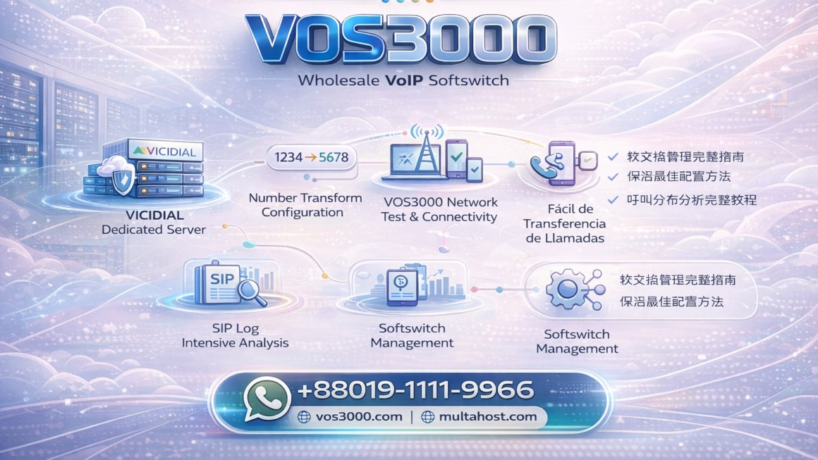 VICIDIAL Dedicated Server, VOS3000 Number Transform, VOS3000 Network Test, VOS3000 Transferencia Llamadas, VOS3000 Registro SIP, VOS3000 Gestión Softswitch, VOS3000软交换管理, VOS3000 NAT保活, VOS3000呼叫分布