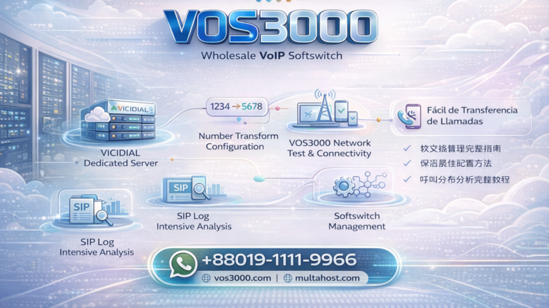 VOS3000 Network Test Easy Guide – Connectivity Troubleshooting