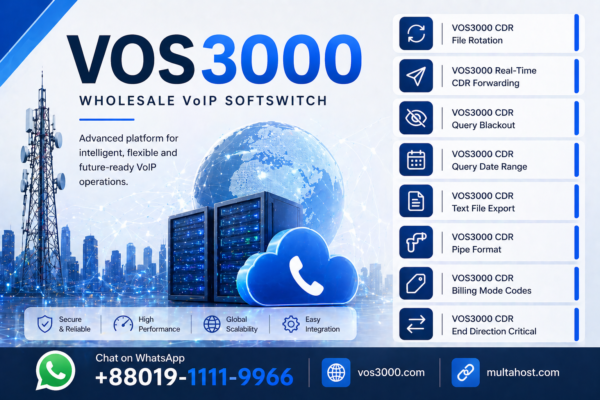 VOS3000 CDR Pipe Format Definitive 18-Field Important Reference Guide