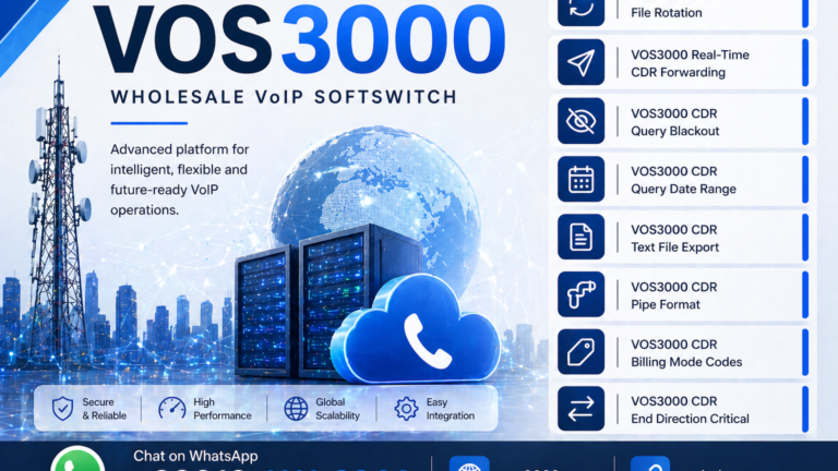 VOS3000 CDR Pipe Format Definitive 18-Field Important Reference Guide
