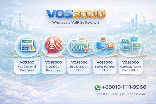 VOS3000 Fee Decimal Precision Accurate Rate Unit Configuration