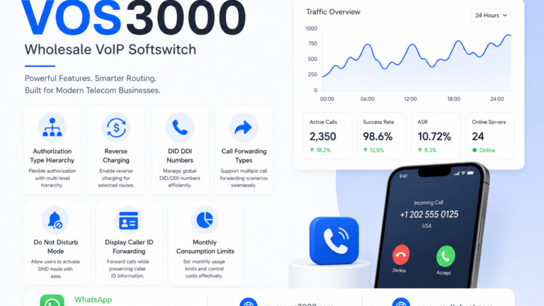 VOS3000 IVR Call State UDP Reporting Reliable Real-Time Notification