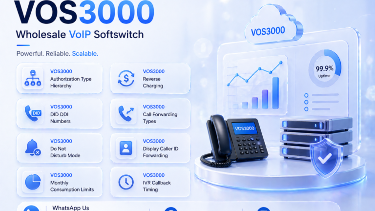 VOS3000 IVR Codec Priority Advanced Voice Prompt Encoding Easy Configuration