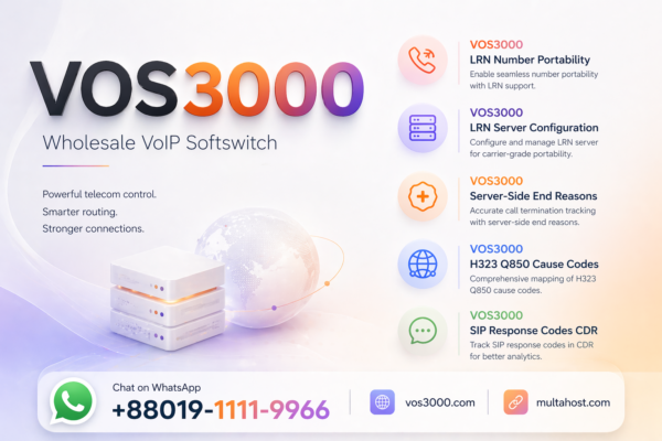 VOS3000 Server End Reasons Definitive Important 25-Code Reference Guide