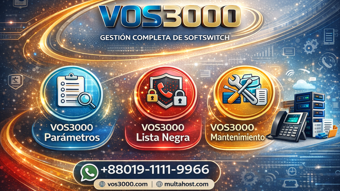 VOS3000 Parámetros, VOS3000 Lista Negra, VOS3000 Mantenimiento, Parámetros VOS3000, Lista Negra VOS3000, Mantenimiento VOS3000