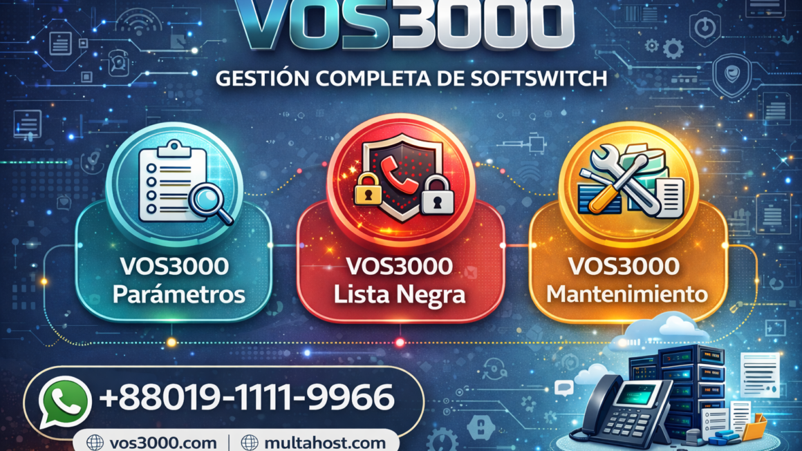 VOS3000 Parámetros, VOS3000 Lista Negra, VOS3000 Mantenimiento, Parámetros VOS3000, Lista Negra VOS3000, Mantenimiento VOS3000