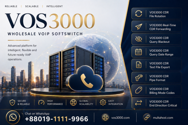 VOS3000 Real-Time CDR Forwarding Advanced External Server Easy Integration
