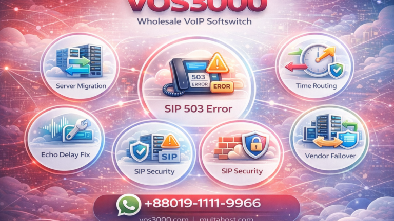 VOS3000 SIP 503 408 Error Fix: Complete Troubleshooting Guide for VoIP Operators