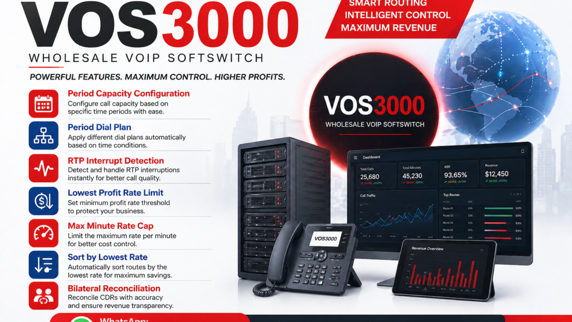 VOS3000 Period Capacity Configuration, VOS3000 Period Dial Plan, VOS3000 RTP Interrupt Detection, VOS3000 Lowest Profit Rate Limit, VOS3000 Max Minute Rate Cap, VOS3000 Sort Lowest Rate Per Second, VOS3000 Check Rate Before Routing, VOS3000 Sort by Lowest Rate, VOS3000 Bilateral Reconciliation, VOS3000 SIP OPTIONS Online Check, VOS3000 T38 Fax Over IP, VOS3000 G729 Annex B Silence, VOS3000 Gateway Group Reserved Lines, VOS3000 Auxiliary Ring Tone