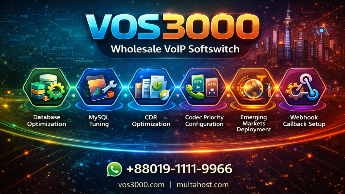 VOS3000 database optimization, VOS3000 Wholesale VoIP Business, VOS3000 Codec Priority Configuration, VOS3000 Emerging Markets Deployment, VOS3000 Webhook Callback Configuration