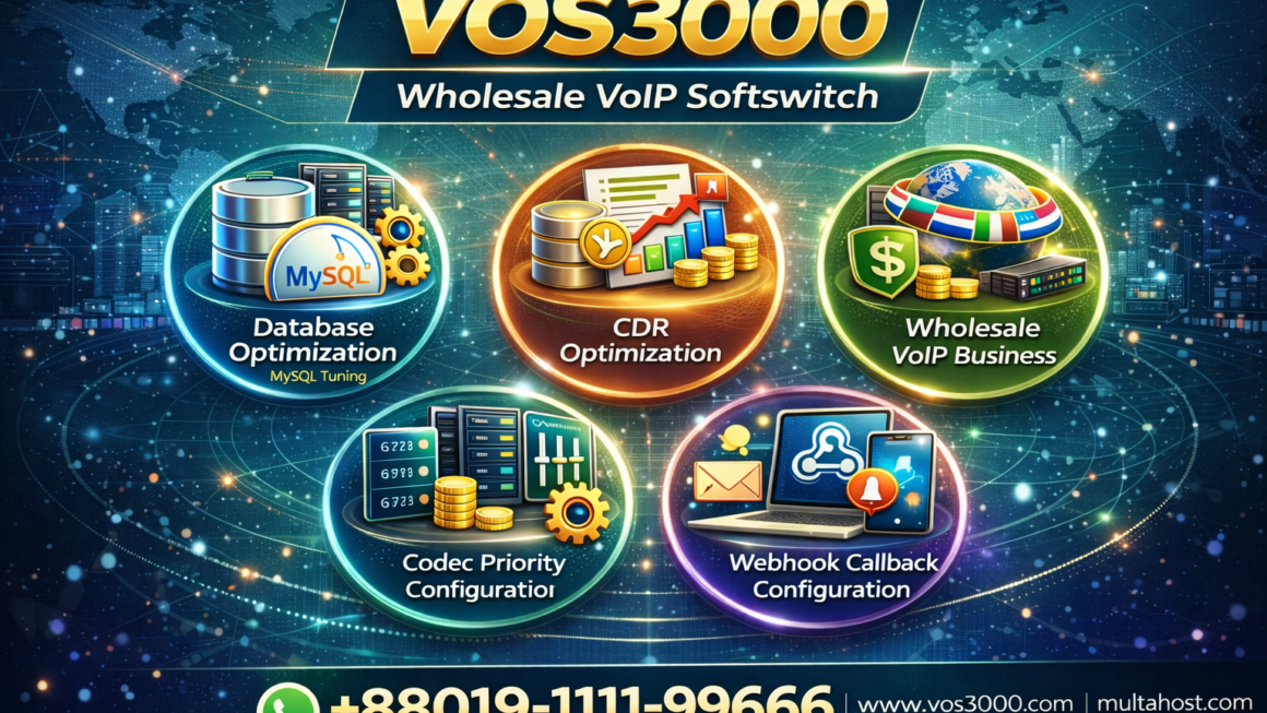 VOS3000 database optimization, VOS3000 Wholesale VoIP Business, VOS3000 Codec Priority Configuration, VOS3000 Emerging Markets Deployment, VOS3000 Webhook Callback Configuration