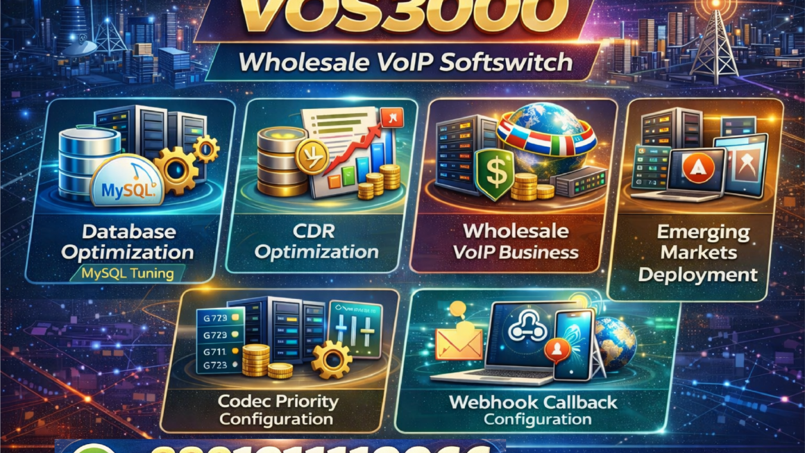 VOS3000 database optimization, VOS3000 Wholesale VoIP Business, VOS3000 Codec Priority Configuration, VOS3000 Emerging Markets Deployment, VOS3000 Webhook Callback Configuration, VOS3000 Regional Deployment