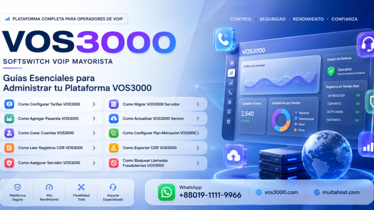 Como Configurar Tarifas VOS3000 Important: Guia Paso a Paso