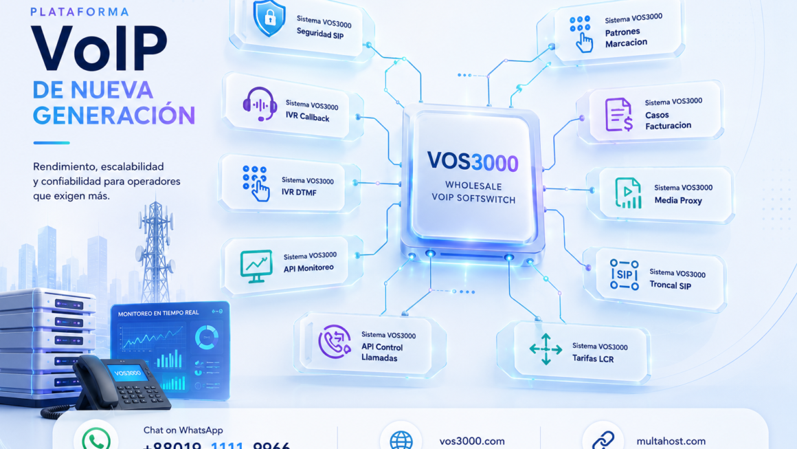 Sistema VOS3000 Seguridad SIP, Sistema VOS3000 IVR Callback, Sistema VOS3000 IVR DTMF, Sistema VOS3000 API Monitoreo, Sistema VOS3000 API Control Llamadas, Sistema VOS3000 Patrones Marcacion, Sistema VOS3000 Casos Facturacion, Sistema VOS3000 Media Proxy, Sistema VOS3000 Troncal SIP, Sistema VOS3000 Tarifas LCR