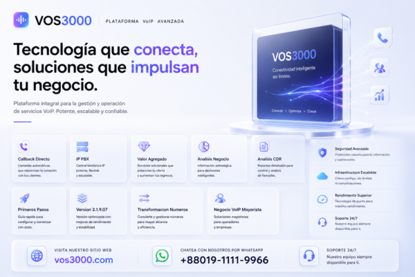 Sistema VOS3000 IP PBX True Complete: Sistema Telefonico Empresarial