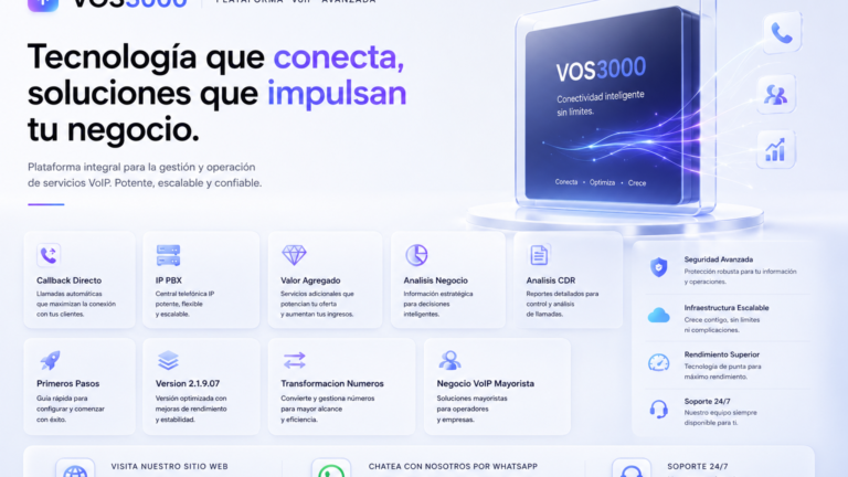 Sistema VOS3000 IP PBX True Complete: Sistema Telefonico Empresarial