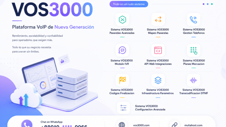 Sistema VOS3000 Modulo IVR Profesional: Callback, Buzon Voz y CRBT Best Guide