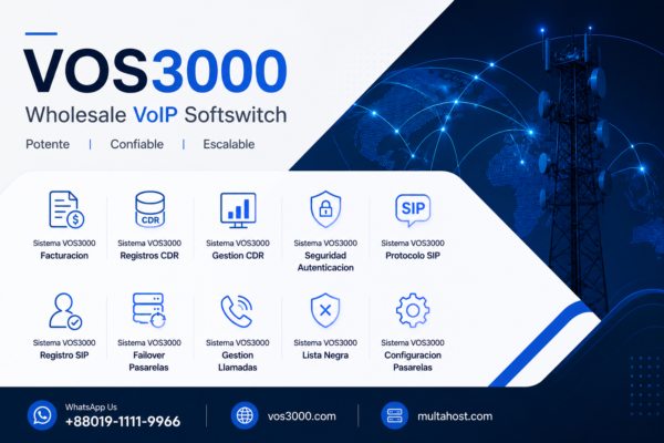 Sistema VOS3000 Gestion CDR Completo: Rotacion, Exportacion y Formatos Important