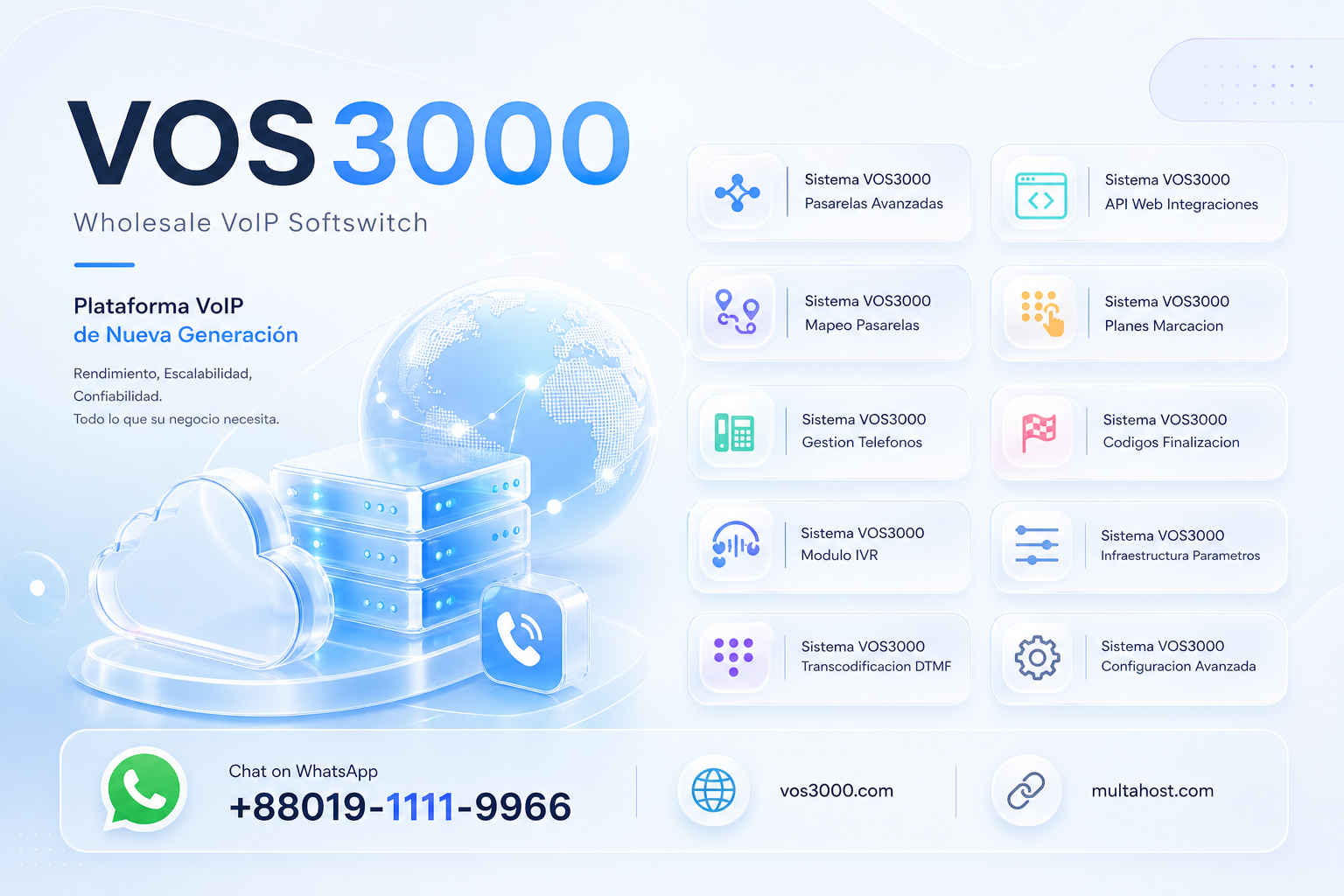 Sistema VOS3000 Pasarelas Avanzadas, Sistema VOS3000 Mapeo Pasarelas, Sistema VOS3000 Gestion Telefonos, Sistema VOS3000 Modulo IVR, Sistema VOS3000 API Web Integraciones, Sistema VOS3000 Planes Marcacion, Sistema VOS3000 Codigos Finalizacion, Sistema VOS3000 Infraestructura Parametros, Sistema VOS3000 Transcodificacion DTMF, Sistema VOS3000 Configuracion Avanzada