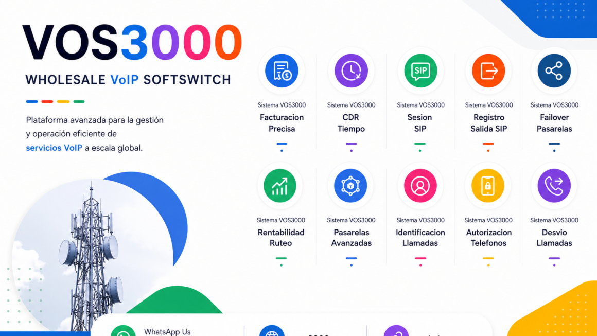 Sistema VOS3000 Facturacion Precisa, Sistema VOS3000 CDR Tiempo, Sistema VOS3000 Sesion SIP, Sistema VOS3000 Registro Salida SIP, Sistema VOS3000 Failover Pasarelas, Sistema VOS3000 Rentabilidad Ruteo, Sistema VOS3000 Pasarelas Avanzadas, Sistema VOS3000 Identificacion Llamadas, Sistema VOS3000 Autorizacion Telefonos, Sistema VOS3000 Desvio Llamadas