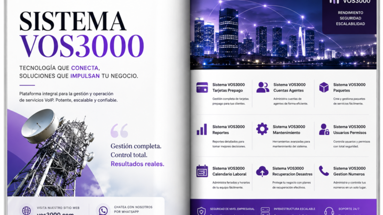 Sistema VOS3000 Paquetes Proven: Configuracion Tarifas Minutos Ilimitado