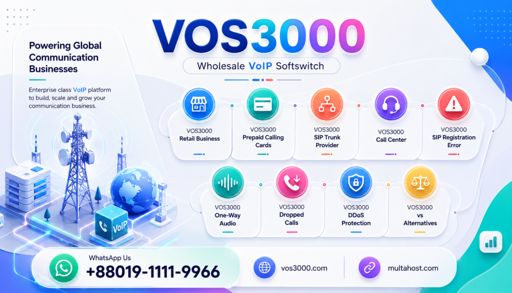 VOS3000 Negocio Minorista, VOS3000 Tarjetas Prepago Business, VOS3000 Proveedor SIP Trunk, VOS3000 Centro Llamadas, VOS3000 Error Registro SIP, VOS3000 Audio Unidireccional,VOS3000 Proteccion DDoS, VOS3000 vs Alternativas, VOS3000 vs Alternativas
