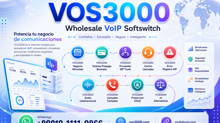 VOS3000 Tarjetas Prepago Business Complete: Configuracion Telefonica 💳